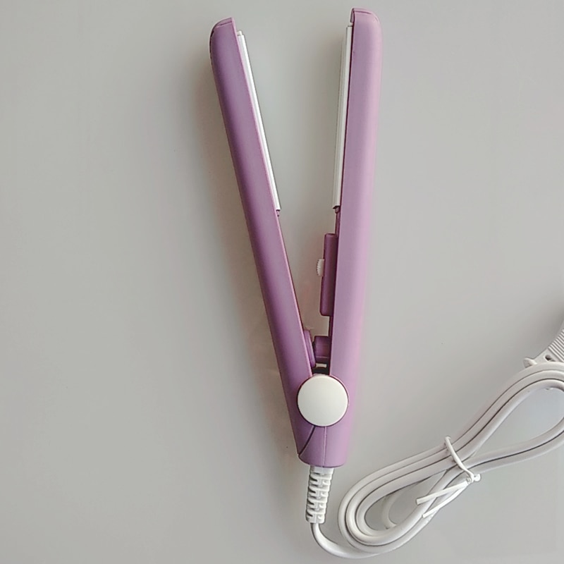 Σίδερο για μπούκλες Μίνι ισιωτικό μαλλιών Σίδερο κεραμικό ίσιωμα Εργαλεία styling Curler μαλλιών Επίπεδο σίδερο ισιωτικό γενειάδας