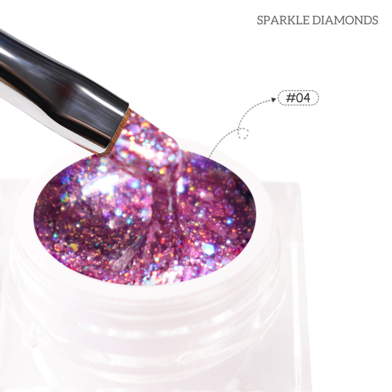 vettsy glitter gel polish kit sparkle diamonds04 Beauty Junkie